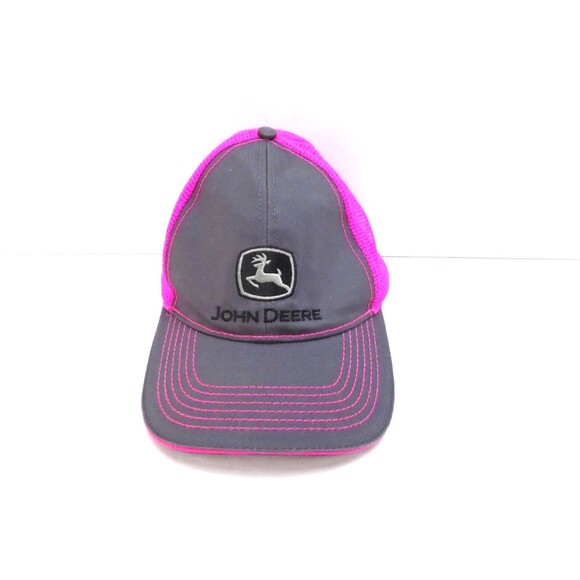 John Deere Accessories - John Deere Womens Mesh Trucker Baseball Snapback Hat Cap